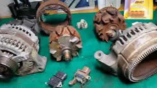 DIY Alternator basics , the parts