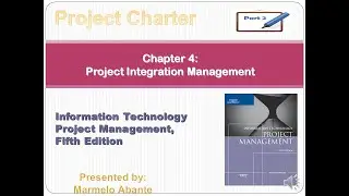Project Integration Management - Project Charter