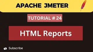JMeter Tutorial 24  | How to generate HTML Dashboard Report from command line | JMeter Tutorials