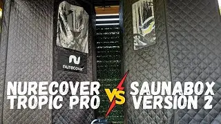 SaunaBox vs Nurecover Tropic Pro Steam Sauna Review 2024 Updated