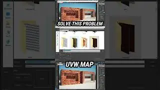 UVW MAP in 3Ds MAX - Texture Problem in 3ds Max