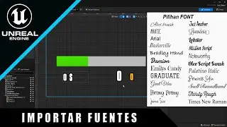 Cómo IMPORTAR FUENTES personalizadas - Unreal Engine 5.2