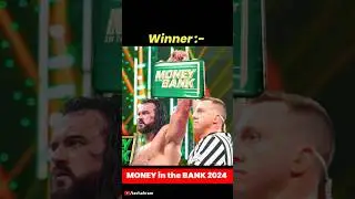 MONEY in the BANK 2024 Results | #shorts #wwe