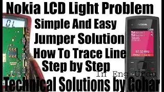 NOKIA X1-01 DISPLAY LIGHT NEW SOLUTION | nokia x1 lcd light jumper solution | x1 LCD Light Solution