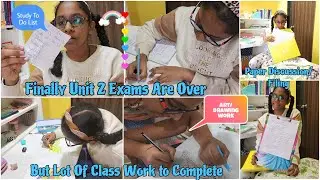 Finally Exams Are Over🤩Exam Paper Filing/Next Week Study TO DO LIST✍️Notes To Complete/Art Work