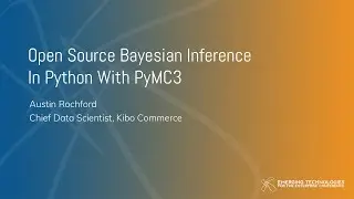 Austin Rochford — Open Source Bayesian Inference In Python With PyMC3