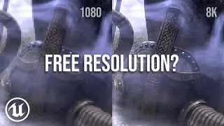 DLSS for high quality renders in Unreal Engine5 