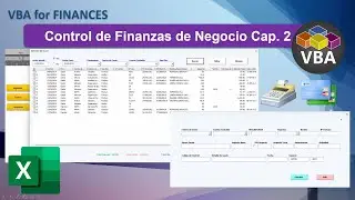 VBA Excel Control de Finanzas para Negocio Cap 2