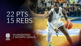Deandre Ayton 22 pts 15 rebs vs Argentina Olympic Qualis