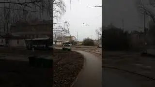 Darba vagons 88034 galapunktā  iļģuciemā pt2 #tram #rs