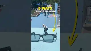 🕶️ 5 Ways To Skate This Sunglasses Obstacle With TJ Rogers