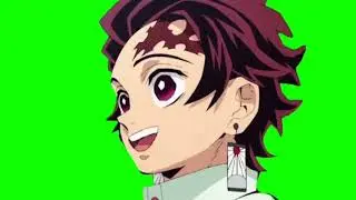 Tanjiro on green screen//green screen //tangiro greenscreen //greenscreen gen //#tanjiroedit