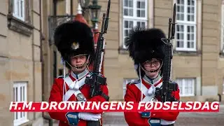 Med garderne til H.M. Dronningens fødselsdag