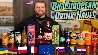 American Tries Interesting Drinks From Europe...