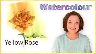 How to Paint a Rose in Watercolor Using a Few Different Techniques