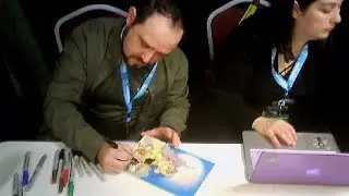 Bradley Pierce signing (Beauty and the Beast, Jumanji, Sonic the Hedgehog)
