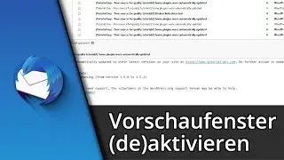 Thunderbird Vorschaufenster deaktivieren / aktivieren ✅ Tutorial