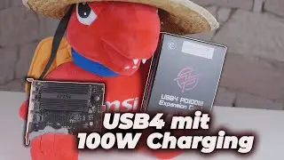 MSI USB4 PD100W Expansion Card z.B. für externe SSD - Review/Installation Guide
