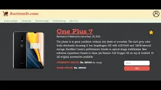 Project 2: Commerce (2020) | edX Course | CS50: Web Programming with Python and JavaScript | Harvard