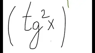 tg^2(x) DERIVATIVE