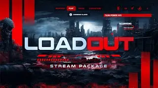 Animated Stream Overlay Package Loadout | Stream Designz