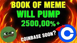 BOOK OF MEME UPDATE - COINBASE POSSIBLE LISTING - BOME IS GOING TO EXPLODE! BOME PRICE PREDICTION!