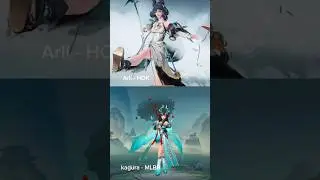 Kagura vs Arli honor of kings vs mobile legends #mobilelegends #hok #mlbb