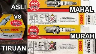 Busi NGK Asli/ Ori vs Busi NGK Tiruan/ Palsu/ KW