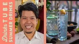 Thai Lychee Gin & Tonic Cocktail | Dheeradon Dissara