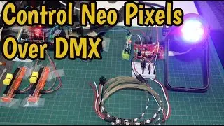 NEOPIXEL DMX Controller for a WS2812B LED Strip Using Arduino Uno