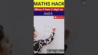 🤠 Mind blowing maths hack 👌👌 #shorts #shortsvideo #gurleenclasses #ytshorts #reels #mathstricks