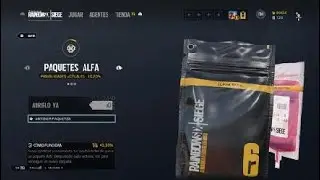 Rainbow Six Siege abriendo twitch prime alpha pack 