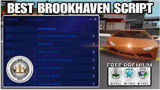 Brookhaven Script Unlock Premium Gamepass GUI | ROBLOX SCRIPT