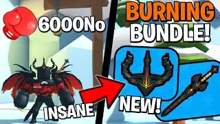 I Got The BURNING Bundle & Reached 6000No Power! | Roblox Punch Simulator