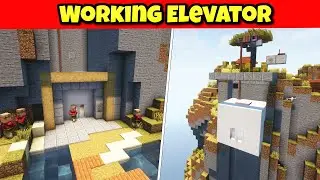 Realistic elevator in minecraft - create Mod