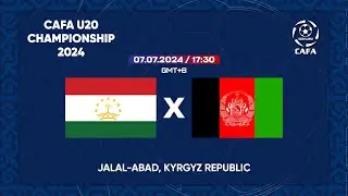Tajikistan - Afghanistan | CAFA U-20 CHAMPIONSHIP 2024