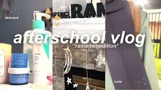 AFTERSCHOOL VLOG *ramadan edition* | breaking my fast, hanging out with friends, chilling ☁️