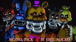 FNAF 4 MODEL PACK by EMIL MACKO for Prisma3D