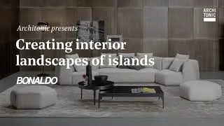 Creating interior landscapes of islands with Bonaldo’s modular design