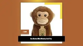 Eco Nation Mini Monkey Soft Toy