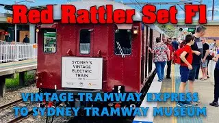 Red Rattler Set F1 - Vintage Tramway Express to Loftus, 26th February 2023
