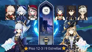 Ayaka c0 y Navia c0 | Piso 12-3 | 9 ⭐ | Genshin Impact