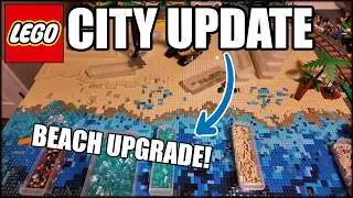 LEGO City Update! HUGE Beach Upgrade! Water Details!