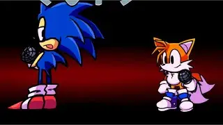 Defeat but sonic.Exe and Tails sing it - FNF Mod