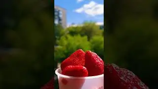 ЛЕТНИЙ ВАЙБ🍓☀ #рек #фудблогер #клубника #лето #2024 #рек #шоколад #обзор #еда #обзореды #ягоды #вайб
