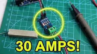ACS712 Current Sensor with Arduino - Measure AC and DC up to 30 amps