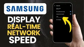 How to Display Real-Time Network Speed Indicator on Samsung Phone