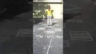 Sidewalk Chalk Fun #parenting #shorts  #sidewalkchalk