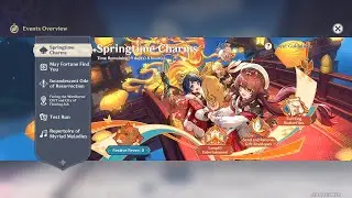 Springtime Charms Event: Lantern Rite 2025, Genshin Impact Version 5.3