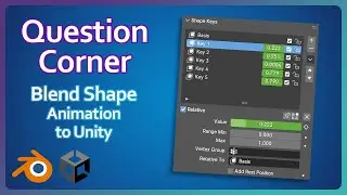 Blend Shape Animations to Unity